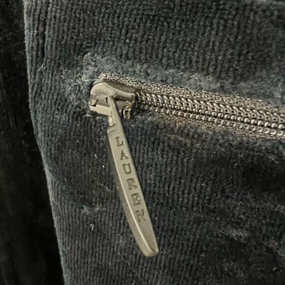 Polo Ralph Lauren Full Zip Sweater Women’s Size 2XL Black Velour L050622 Velvet - Picture 7 of 11